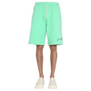 Msgm Men Fantastic Green Bermuda
